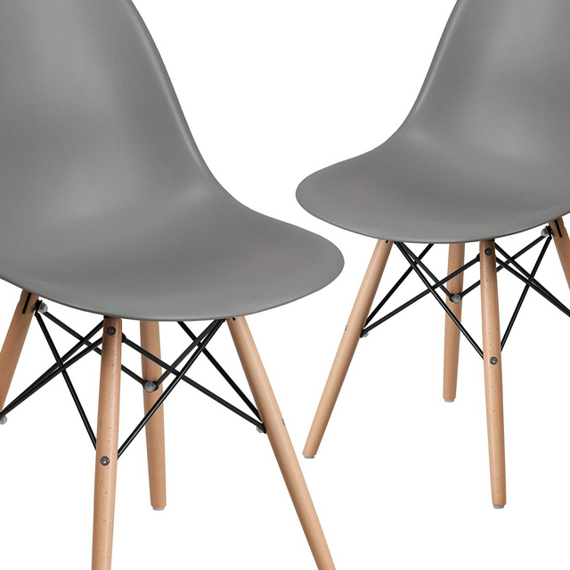 Eames-Style Molded Shell Dining Chair