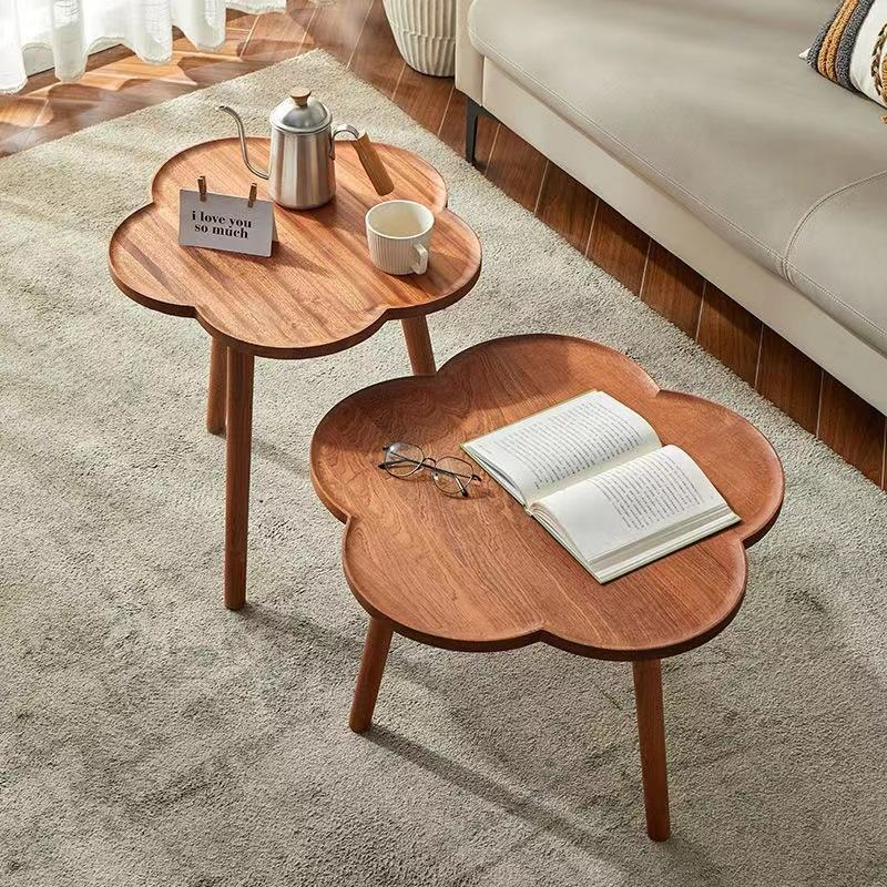 Modern Nordic Solid Wood Coffee Table 1 Year Warranty for Small Apartment Living Room Sofa Corner 分享