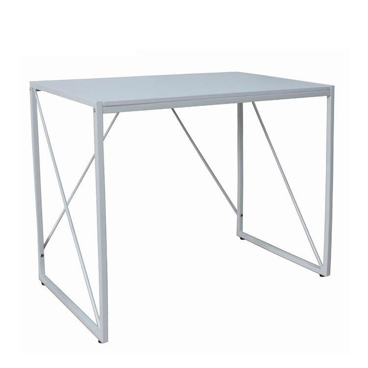 Foldable Durable Metal Computer Desk Coffee Table Modern Portable for Internet Cafe & Home