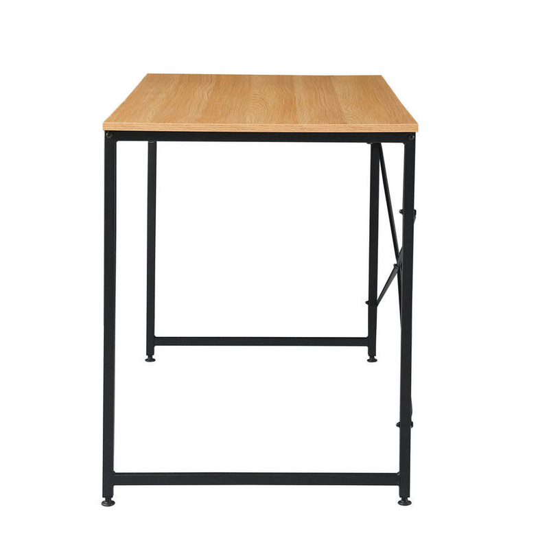 Metal & Wood Computer Desk for Home Office, Single Study Desk 分享