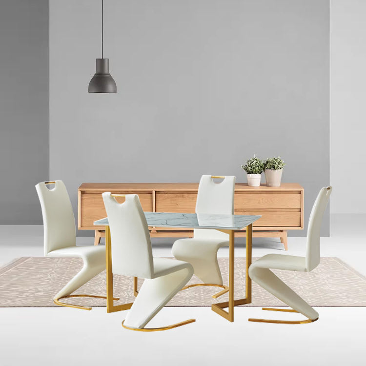 Modern Luxury Sintered Stone Rectangular Dining Table New High End Home Hotel Furniture