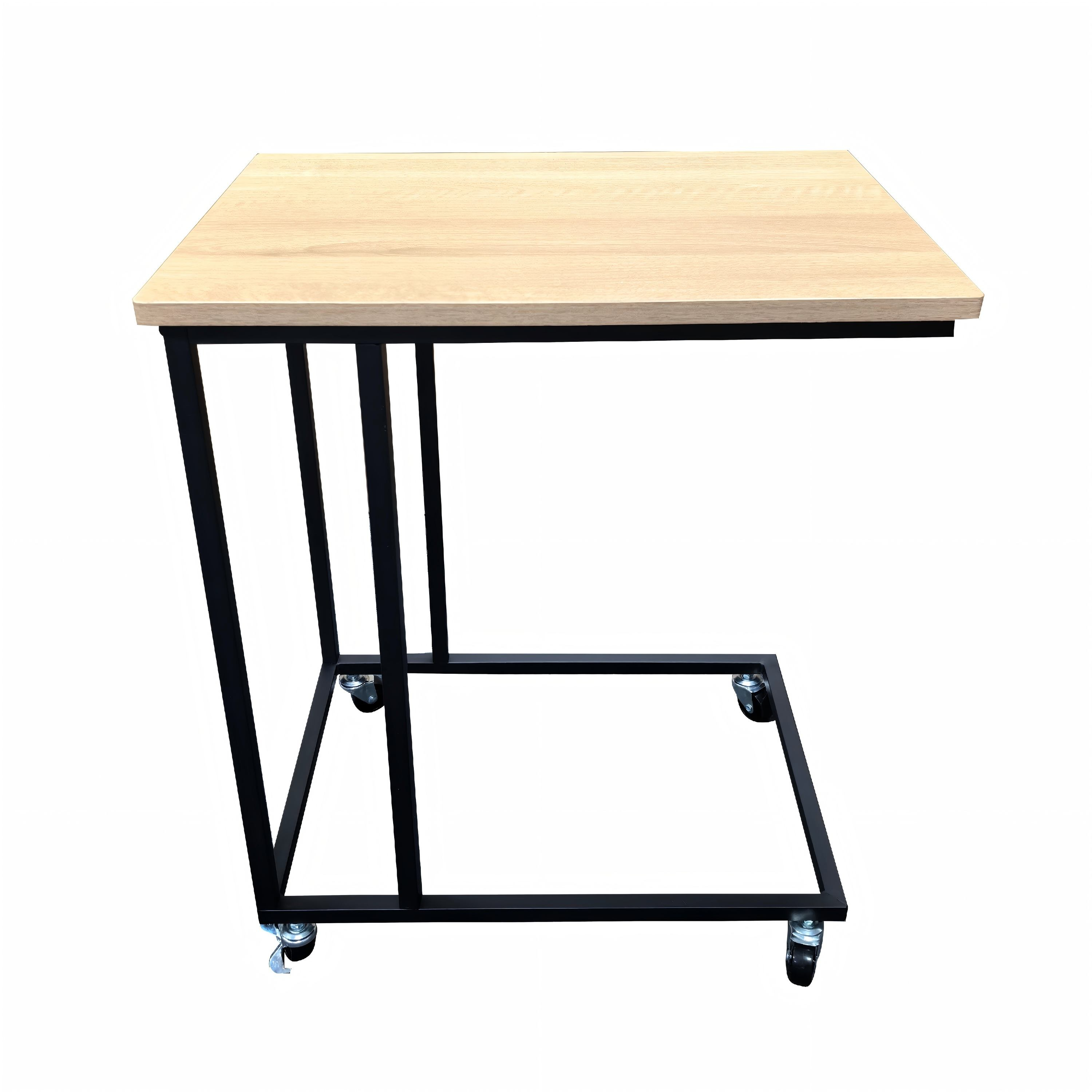 Handmade Metal C-Shaped Coffee Table Modern Side Table for Small Space Living Room 分享