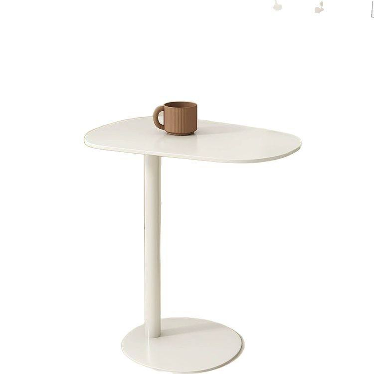 Modern Metal C-Shaped Square Side Table Corner Coffee Table for Sofa Bed