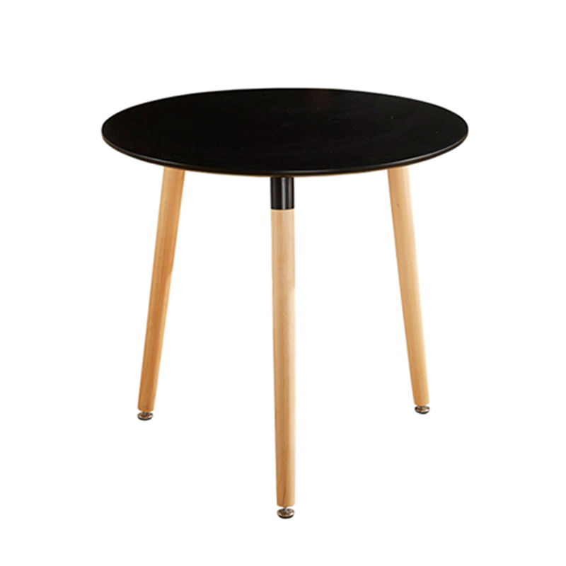 Modern Simple Round Wooden Coffee Table Unique Center Table Low Price Wholesale