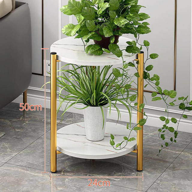 Iron Metal Plant Pot Stand Decorative Display Rack for Flower Shop Home