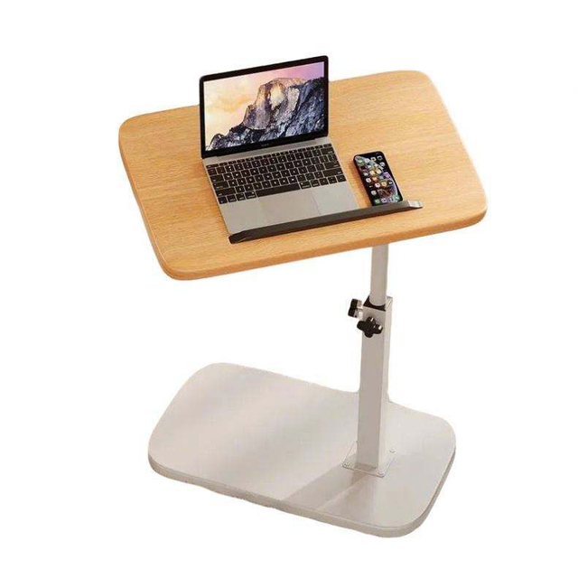 Simple Height Adjustable Lift Side Table Sofa Desk for Living Room