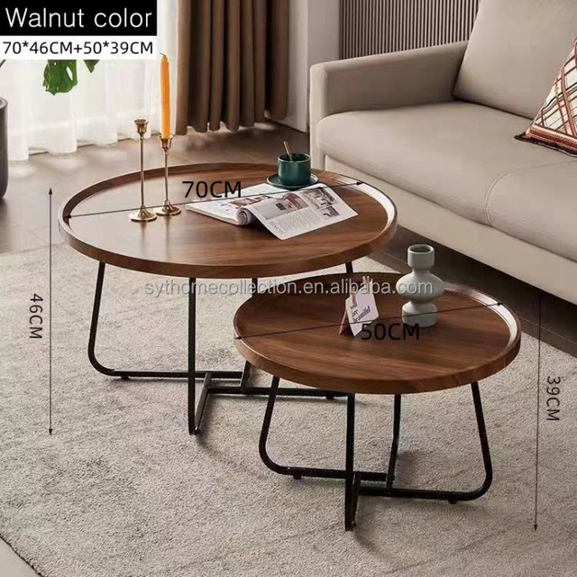 Creative Simple Sofa Side Table Luxury Coffee Table Modern Patio Table Set