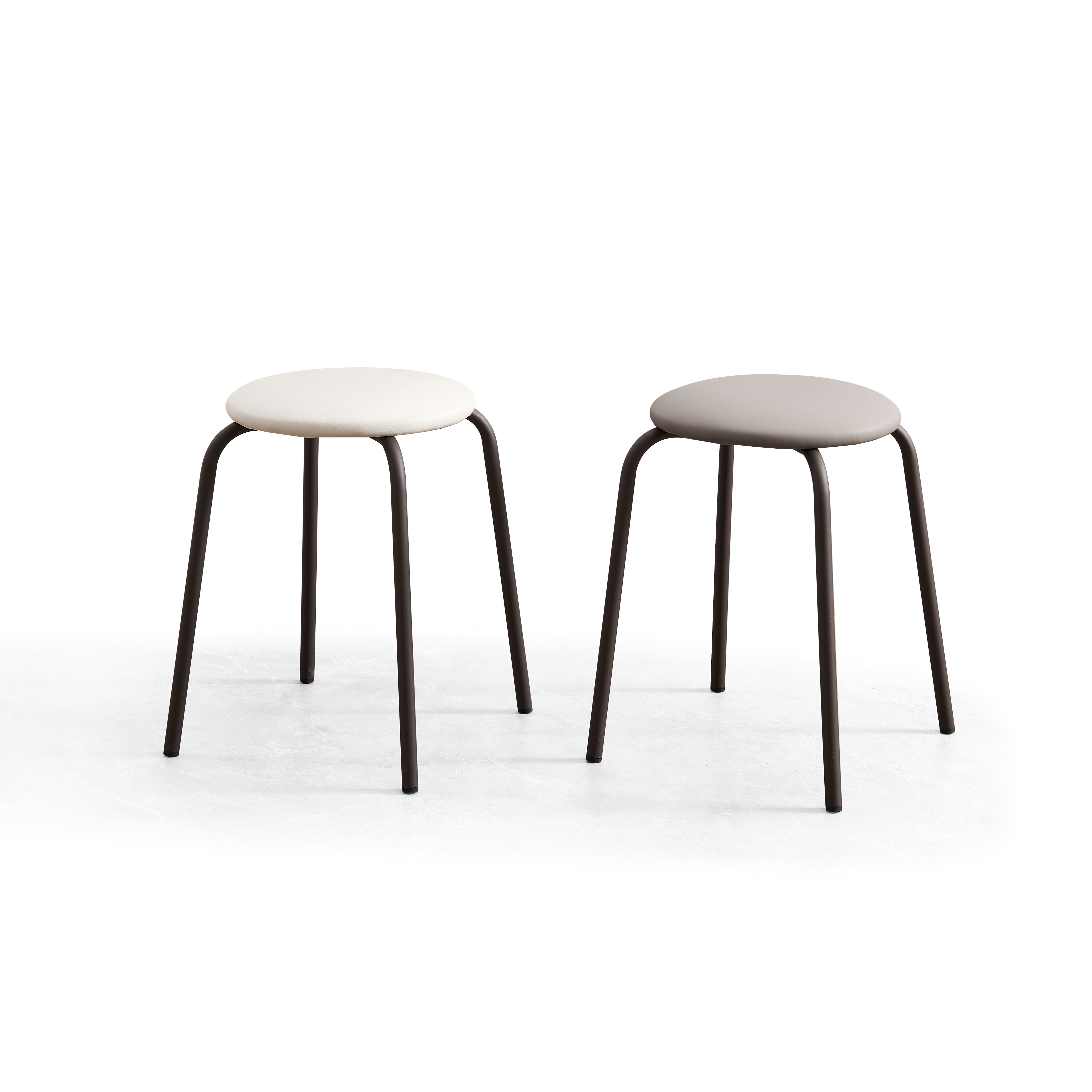 Nordic Minimalist Red Fabric Dining Chair INS Style Designer Backrest Chair