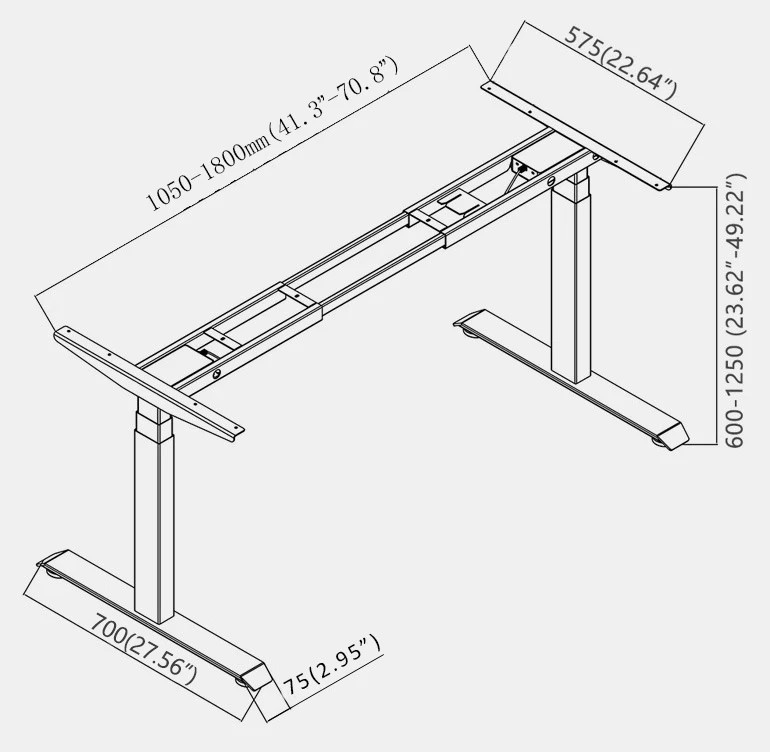 Electric lifting table