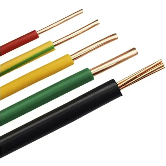 H07V-R H07V-U House Building Single Solid Copper PVC Insulated Electrical Wire