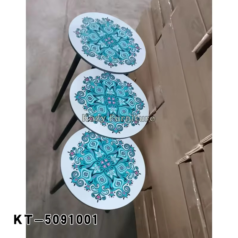 Mobile Wooden Round Coffee Table Light Luxury Style for Living Room Sofa & Bedroom Bedside Storage 分享