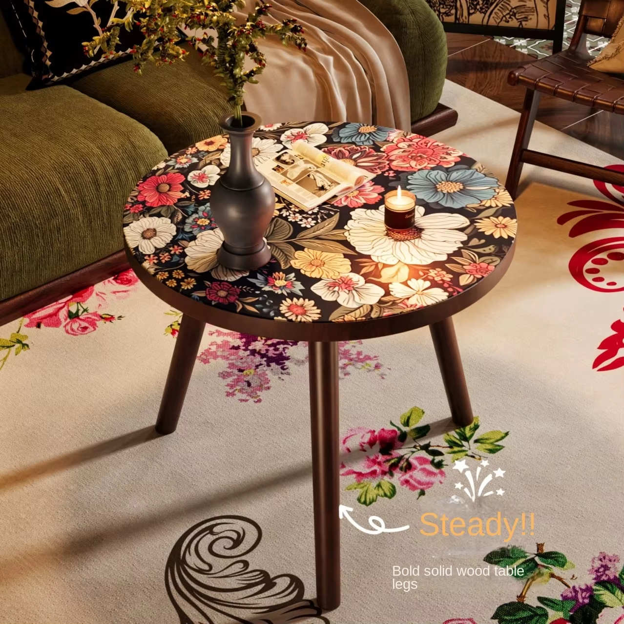 Creative Luxury High-End Designer Solid Wood Modern Living Room Furniture Coffee Table 分享