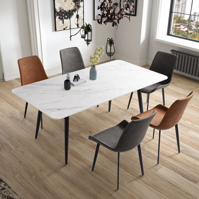 New Modern Teak & Rope Dining Chair Outdoor Kitchen Home Use