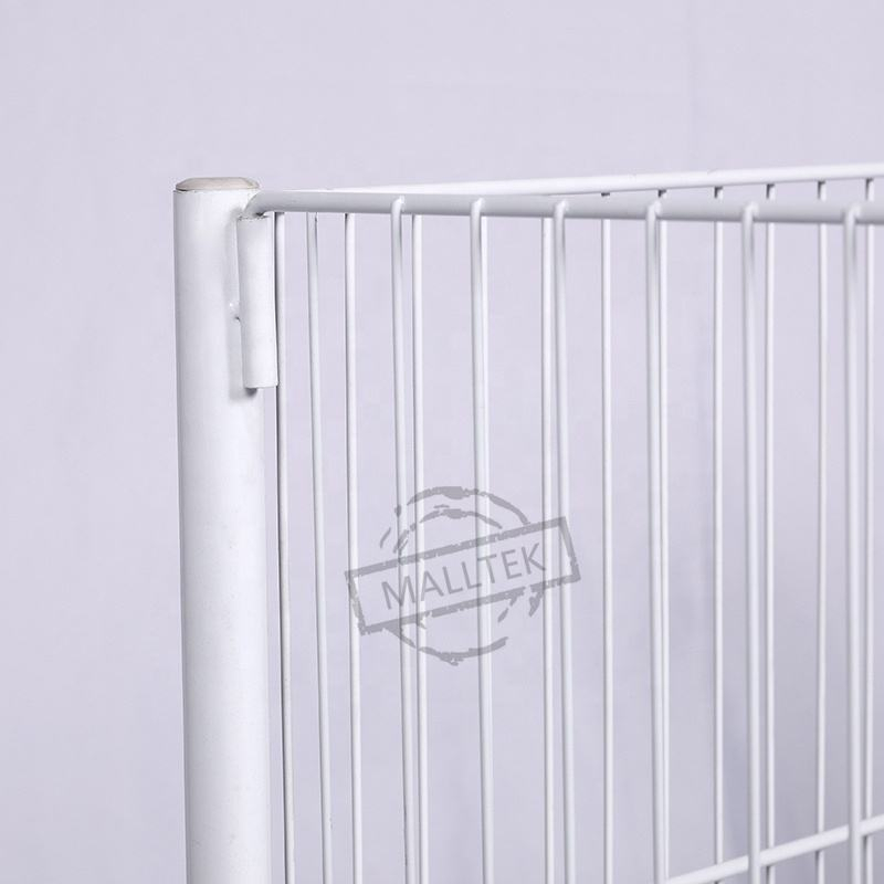 Supermarket Metal Display Wire Mesh Basket Rack Shelving