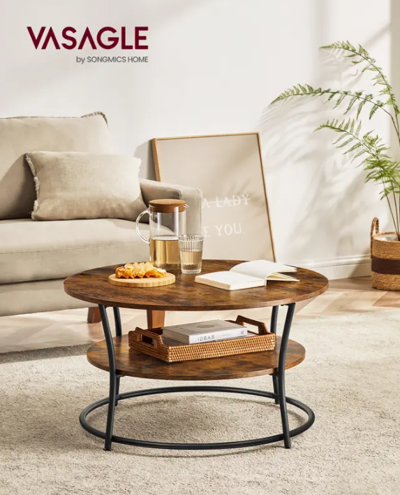 Space-Saving Narrow Coffee Table for Small Apartments