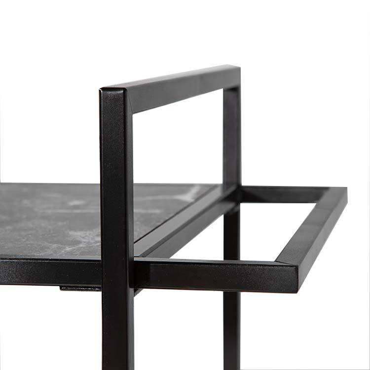 Top Kitchen Storage Cart Rolling Trolley Mobile Serving Cart 分享