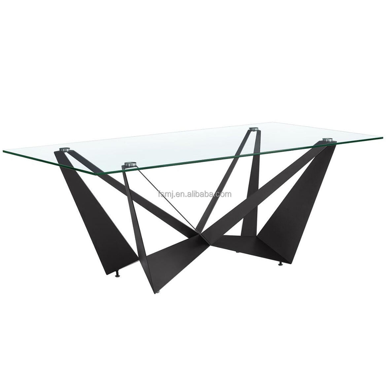 Luxury Italian Restaurant Furniture Glass Top Italian Design New Arrival