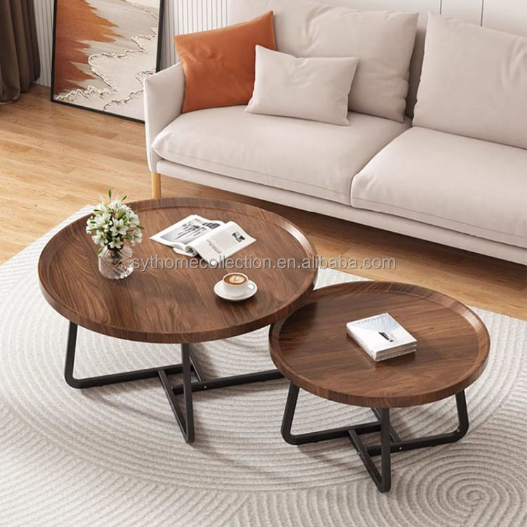 Creative Simple Sofa Side Table Luxury Coffee Table Modern Patio Table Set