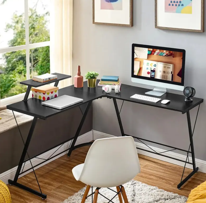 Ergonomic Storage Computer Desk for Home Offices