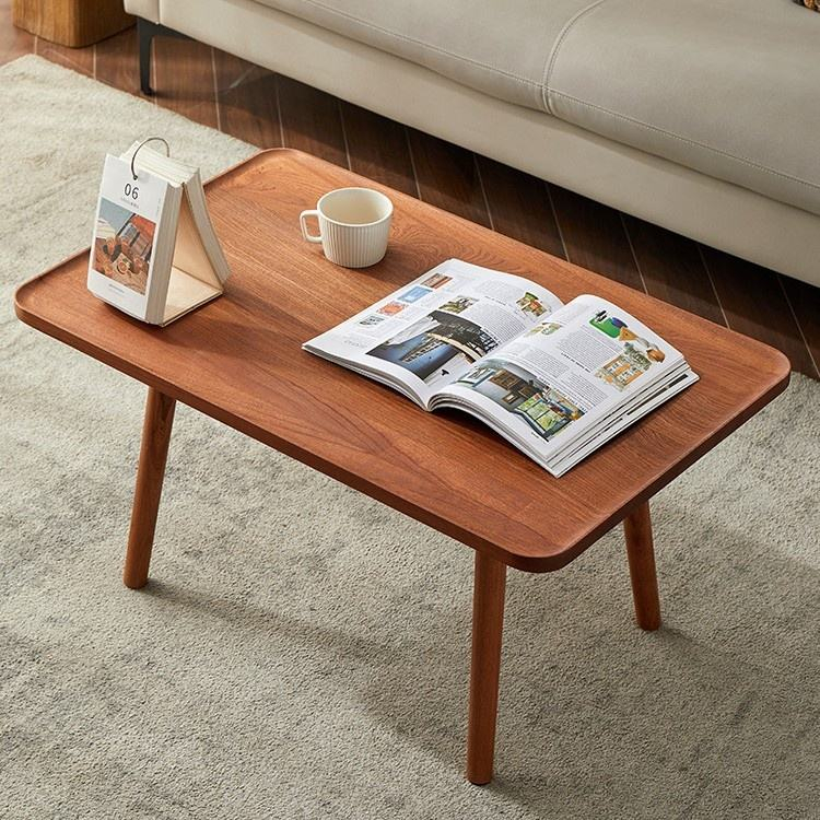 Modern Nordic Solid Wood Coffee Table 1 Year Warranty for Small Apartment Living Room Sofa Corner 分享