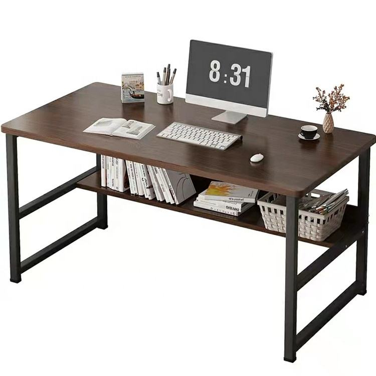 Laminate Wooden Computer Desk Design for Home Office, Simple and Practical Office Desk