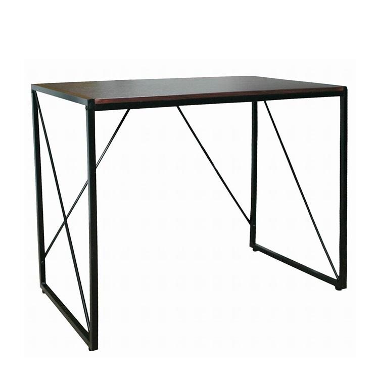 Foldable Durable Metal Computer Desk Coffee Table Modern Portable for Internet Cafe & Home