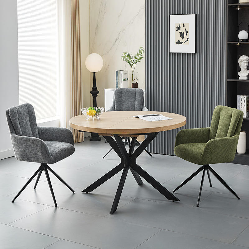 Modern Luxury Expandable Folding Dining Table Wood MDF For Home Hotel