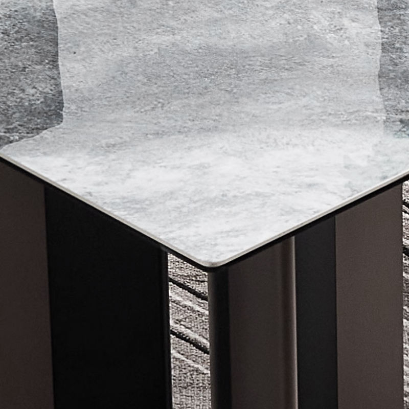 Modern Light Luxury Minimalist Rectangle Designer Dining Table For Apartment