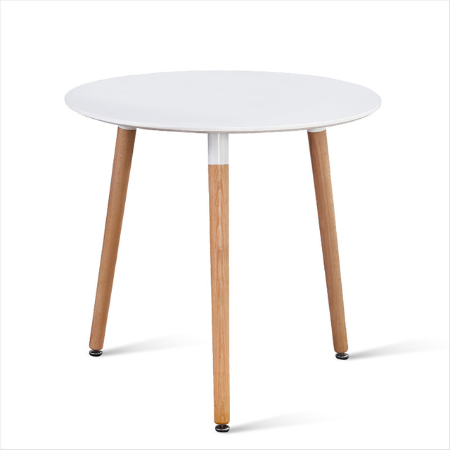 Modern Simple Round Wooden Coffee Table Unique Center Table Low Price Wholesale