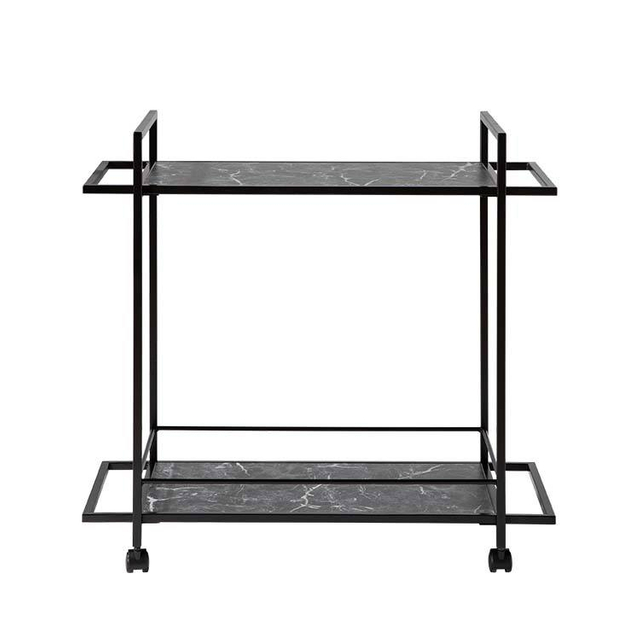 Top Kitchen Storage Cart Rolling Trolley Mobile Serving Cart 分享