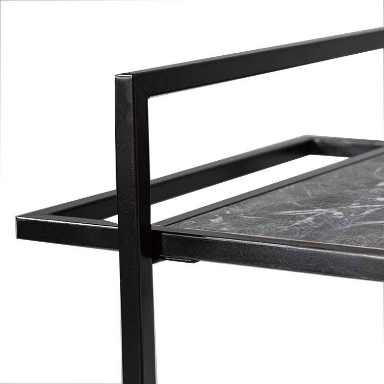 Top Kitchen Storage Cart Rolling Trolley Mobile Serving Cart 分享