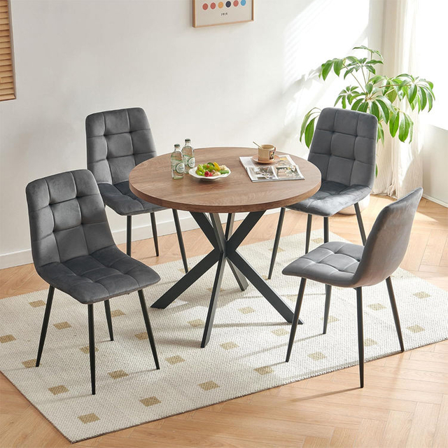 Modern Luxury Expandable Folding Dining Table Wood MDF For Home Hotel