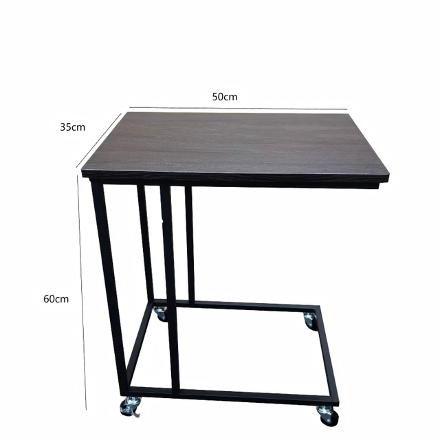 Handmade Metal C-Shaped Coffee Table Modern Side Table for Small Space Living Room 分享