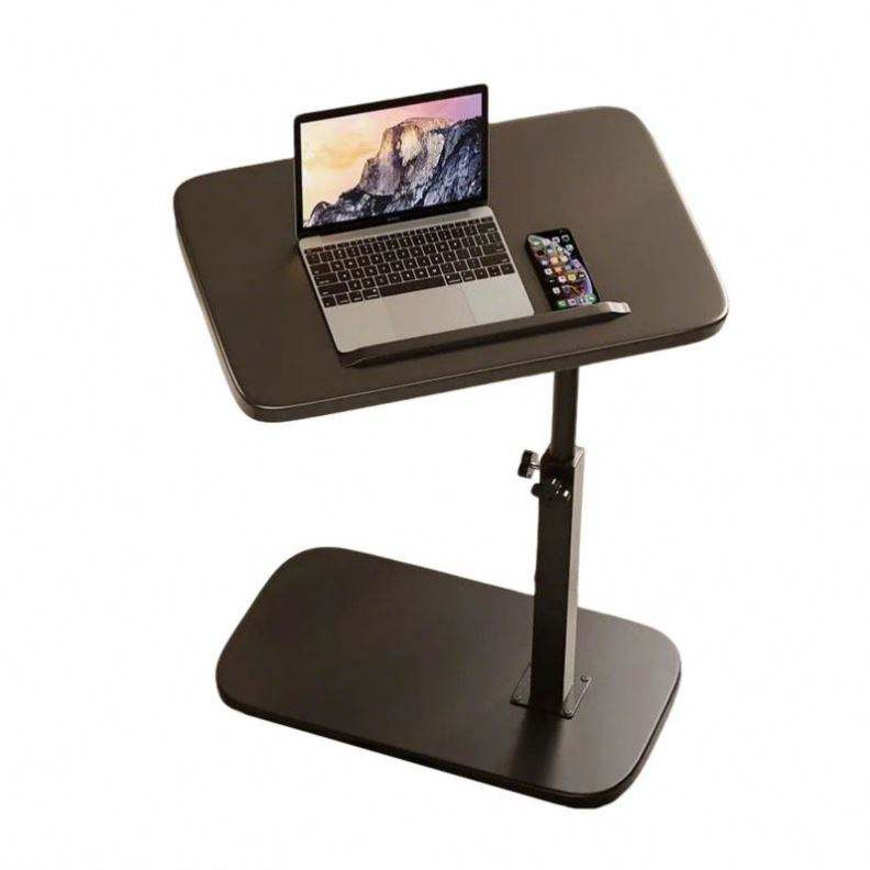 Simple Height Adjustable Lift Side Table Sofa Desk for Living Room