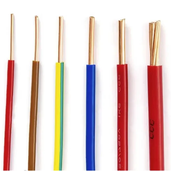 H07V-R H07V-U House Building Single Solid Copper PVC Insulated Electrical Wire
