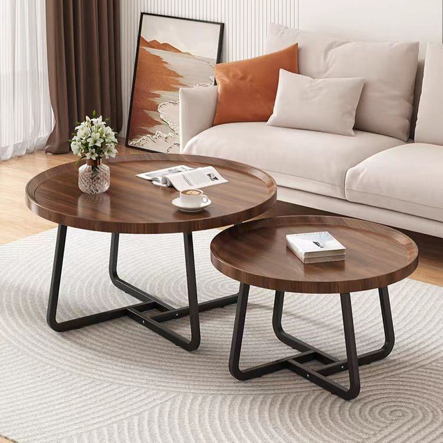 Modern Small Size Coffee Table for Living Room Durable Easy Clean Simple Sofa Side Table 分享