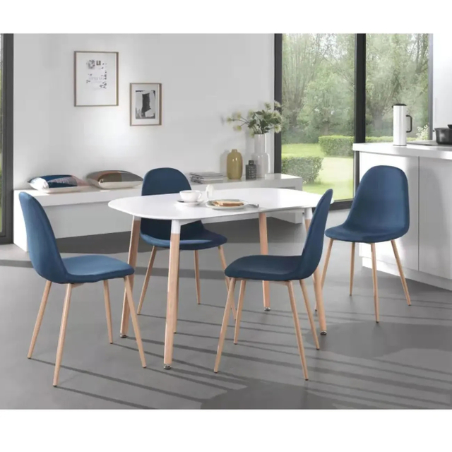 Factory Wholesale Nordic Luxury Modern Rectangular MDF Wooden Dining Table
