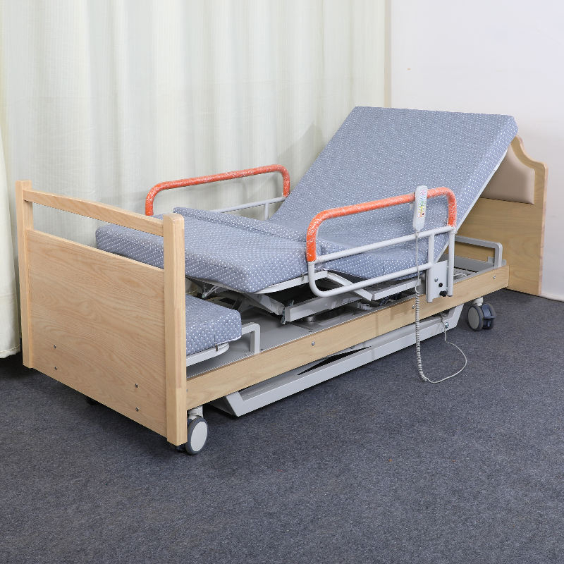 Custom Electric Adjustable Rotating Medical Nursing Bed Stretcher Height Adjustable Hospital Home Use