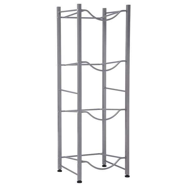 4-Tier Heavy Duty Stainless Steel Water Cooler Jug Rack For Kitchen Storage 分享