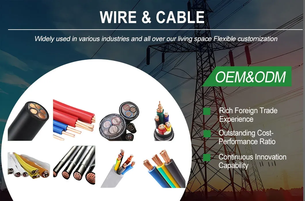 High Performance H07rn-F EPDM Insulated Rubber Sheathed Flexible Wire Power Cable