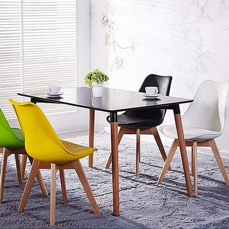 Modern Small Extendable Dining Table Set 4-6 Seats Metal Living Room Furniture Wholesale