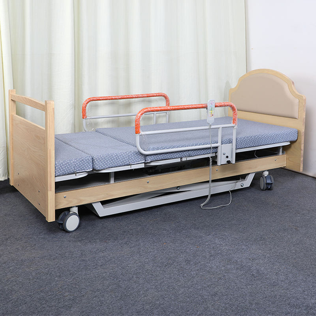 Custom Electric Adjustable Rotating Medical Nursing Bed Stretcher Height Adjustable Hospital Home Use