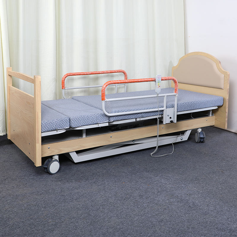 Custom Electric Adjustable Rotating Medical Nursing Bed Stretcher Height Adjustable Hospital Home Use