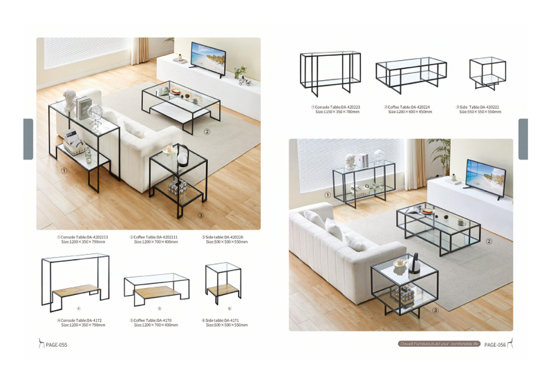 Dining table and chairs