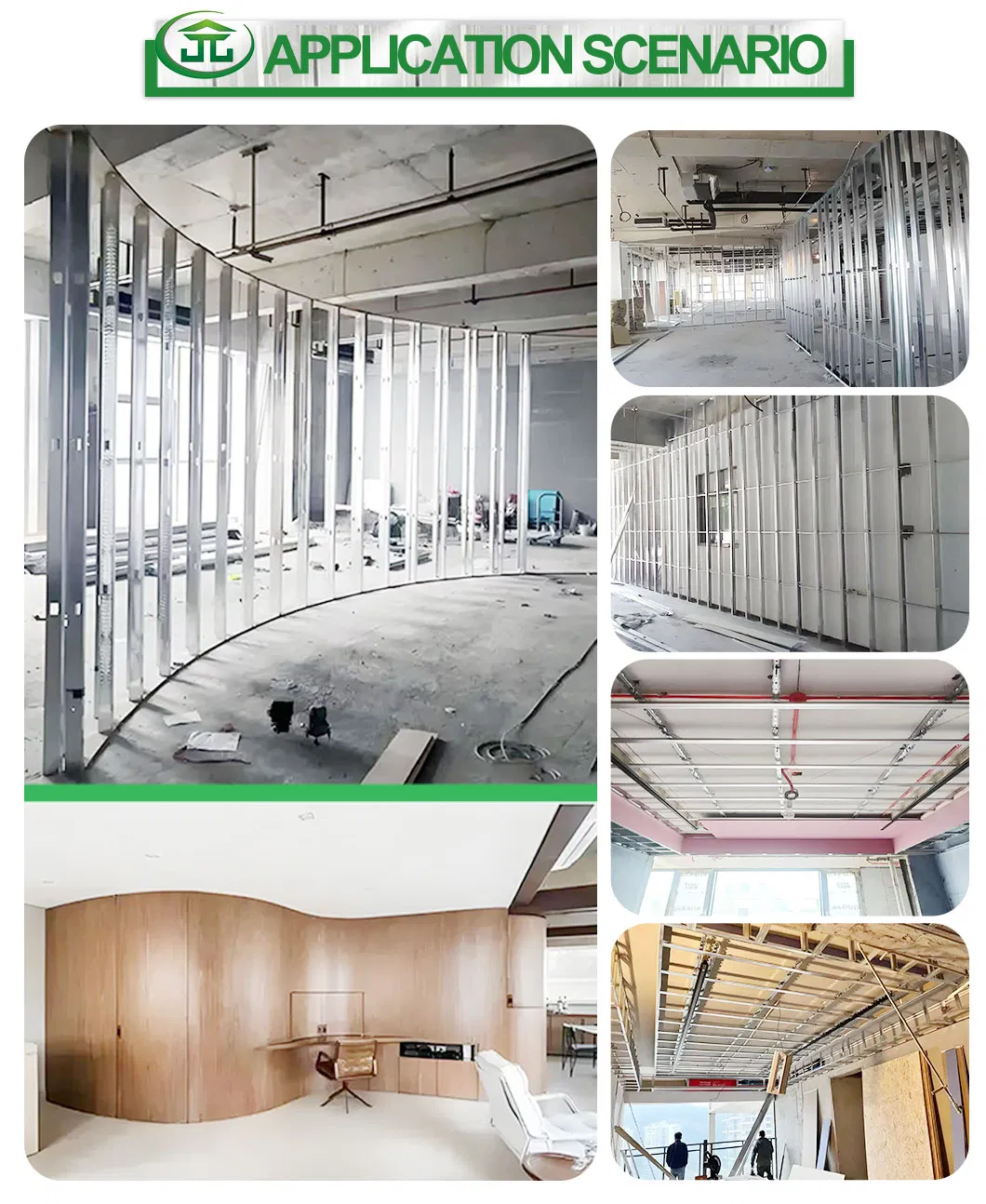 Metal Furring Channel Galvanized Building Materials Light Steel Keel for Concealed Ceiling Grid