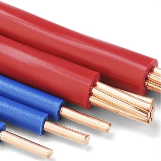 H07V-R H07V-U House Building Single Solid Copper PVC Insulated Electrical Wire