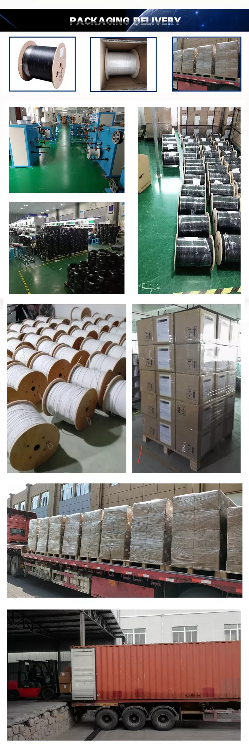 Gjxh Factory Price Drop Cable 2*5mm for Fiber Optic Solutions