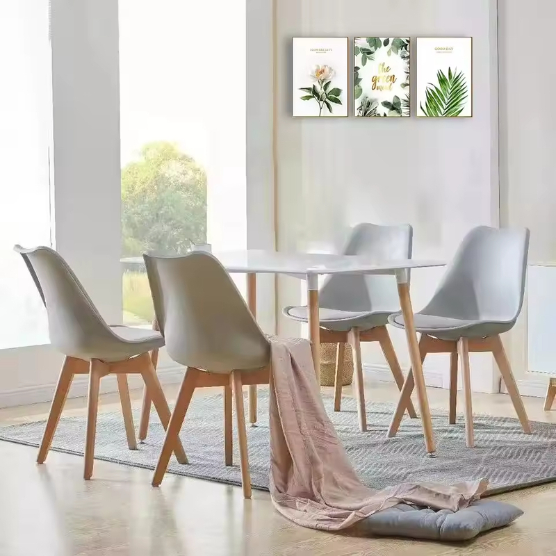 Modern Small Extendable Dining Table Set 4-6 Seats Metal Living Room Furniture Wholesale