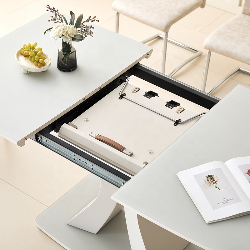 Nordic Luxury Dining Table Set with 6 Chairs for Living Room