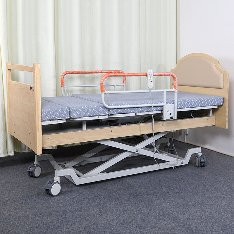 Custom Electric Adjustable Rotating Medical Nursing Bed Stretcher Height Adjustable Hospital Home Use